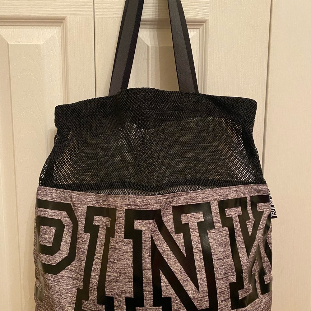 Victoria’s Secret | Pink | Mesh Grey Tote